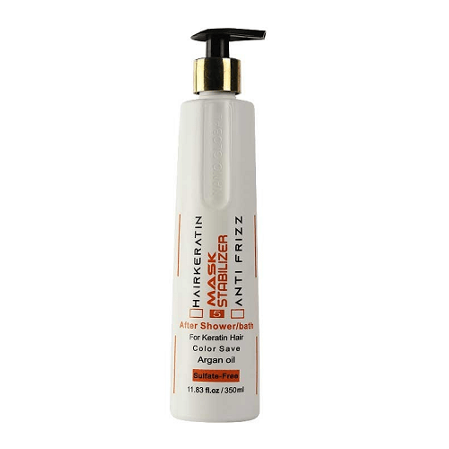 کرم مو بدون سولفات نانوگلوبال مدل تثبیت کراتین حجم 350 میلی لیتر